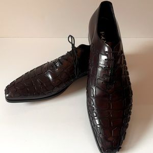 Mens Prada burgundy dress shoe 9.5 US size 11